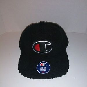 black champion shag cap